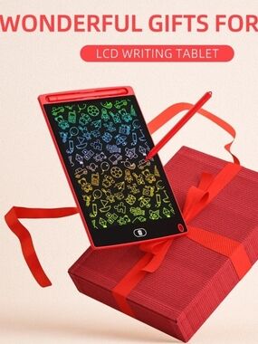 Red LCD Writing Tablet with Stylus - Unbranded